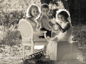 Sofia, Greta e Alessandro 